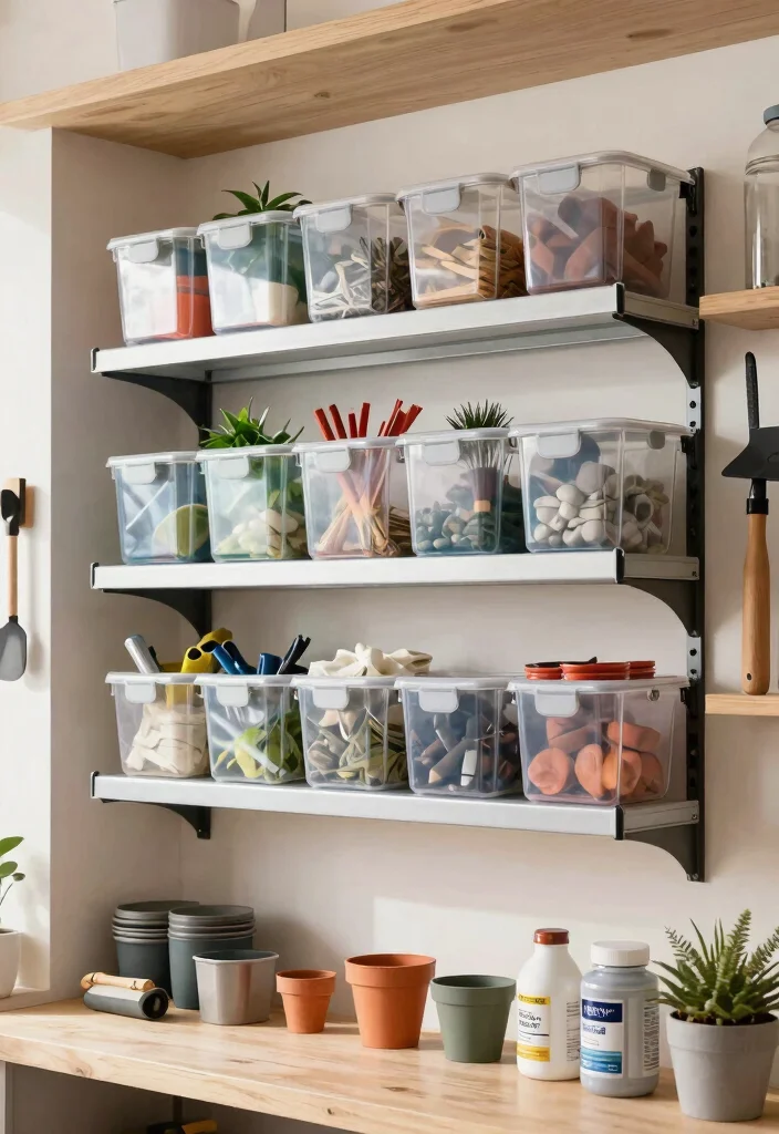 15 Smart Tool Shed Organization Ideas to Maximize Your Space 6. Overhead Storage Solutions 0