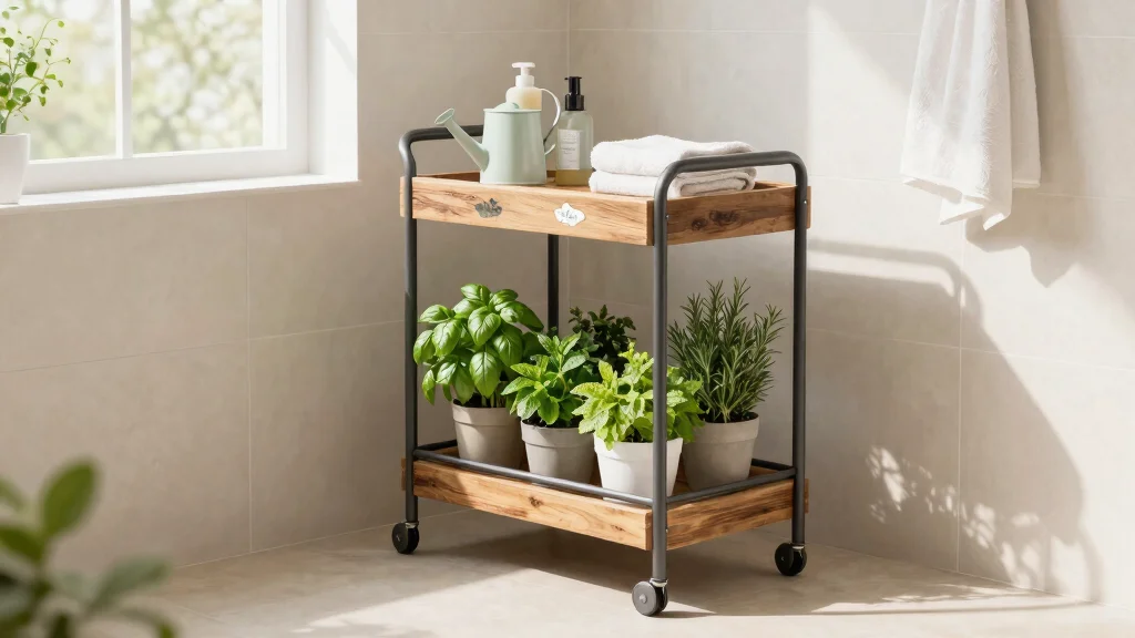 15 Stylish Utility Cart Ideas for Bathroom Storage Solutions