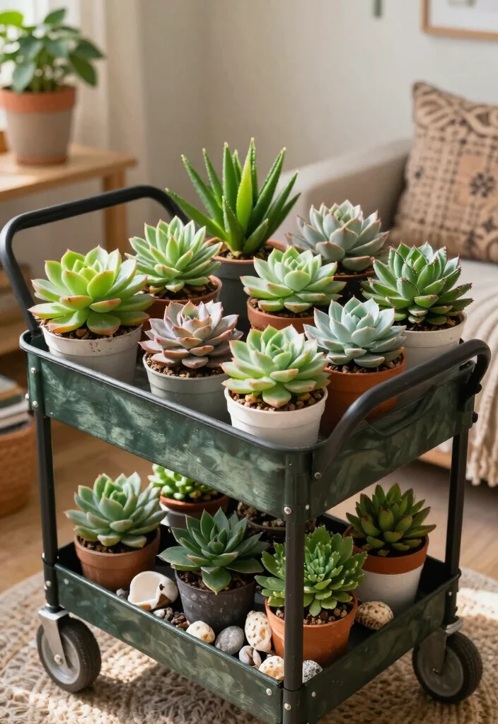 17 Practical Utility Cart Storage Ideas for Small Apartments 4 17 Practical Utility Cart Storage Ideas for Small Apartments 4. Succulent Haven 0