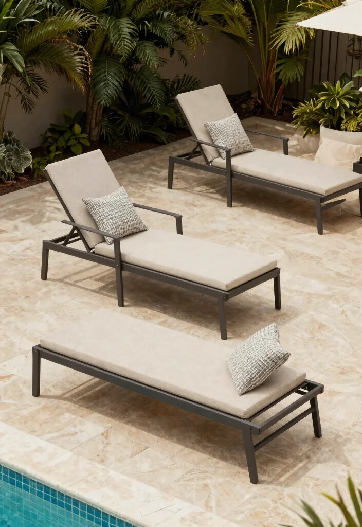 17 Relaxing Patio Lounge Chair Ideas by the Pool 17. Multi Functional Lounge Chairs 0