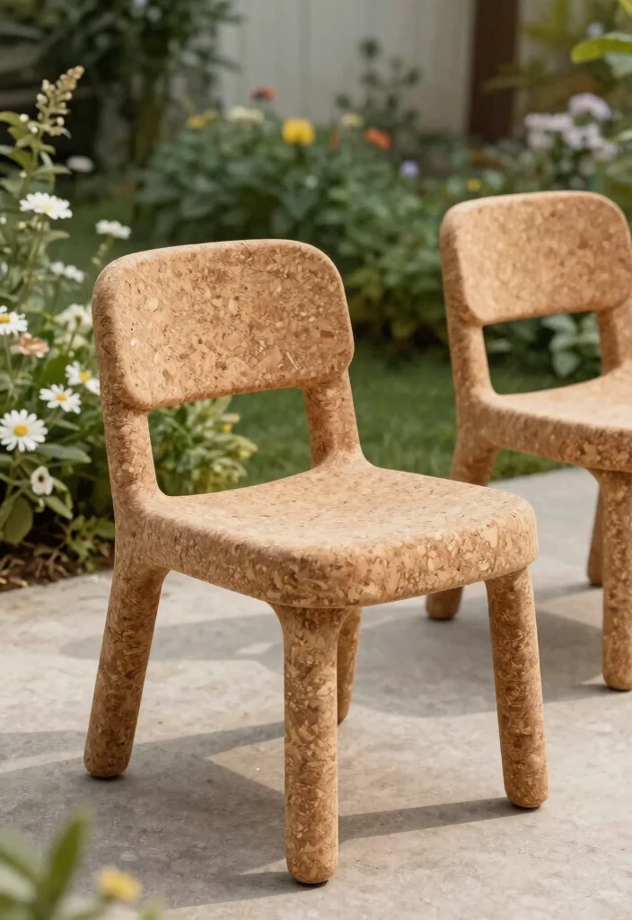 20 Stunning Patio Chair Inspiration Photos to Pin 19. Sustainable Cork Chairs 0