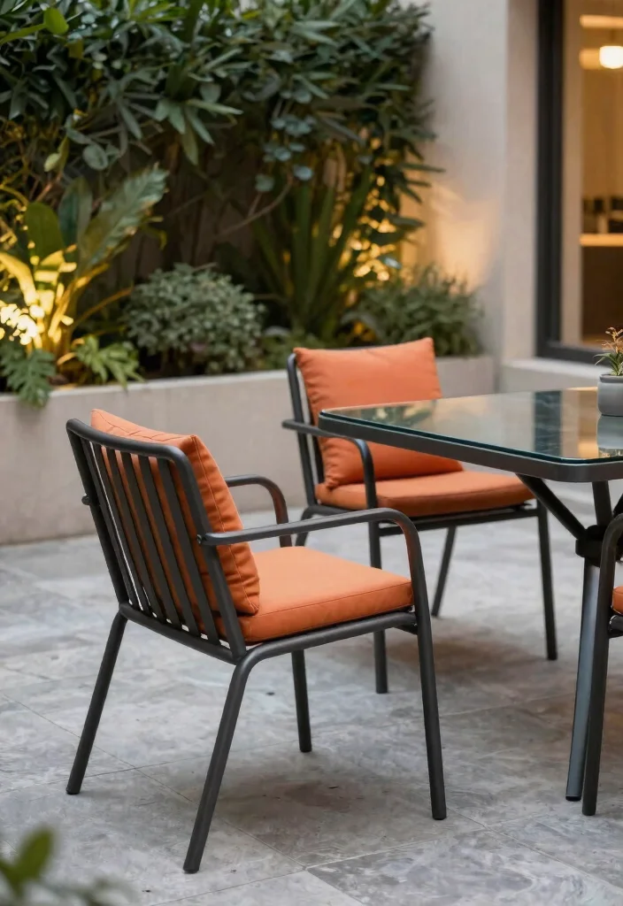 20 Stunning Patio Chair Inspiration Photos to Pin 2. Elegant Metal Designs 0