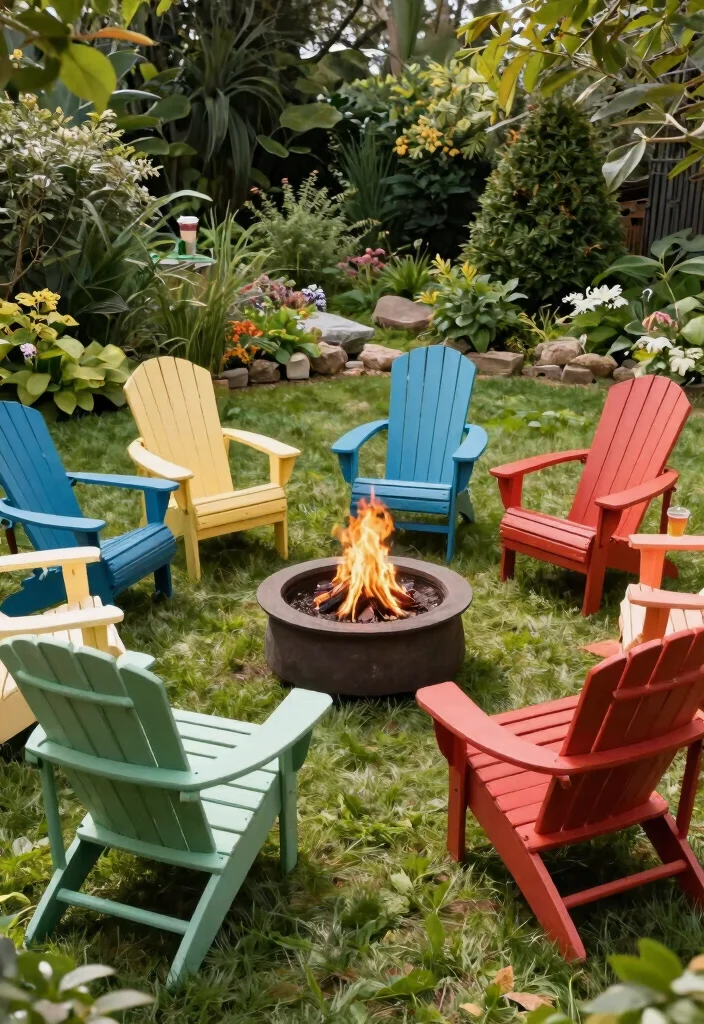 20 Stunning Patio Chair Inspiration Photos to Pin 6. Vintage Glam with Adirondack Chairs 0