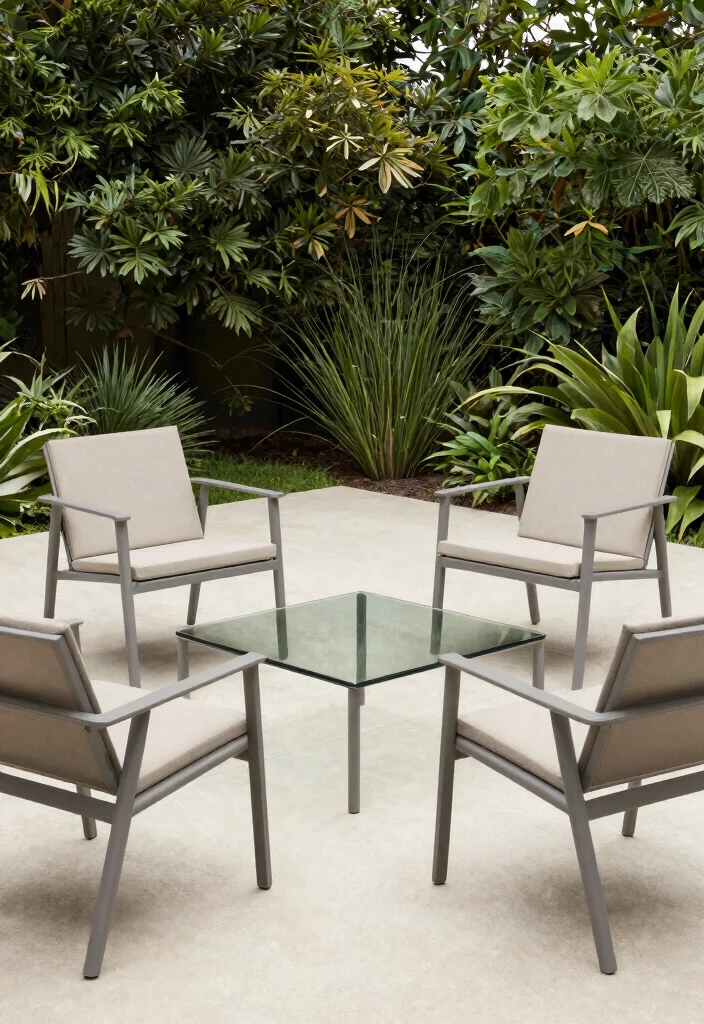 20 Stunning Patio Chair Inspiration Photos to Pin 7. Modern Minimalism 0