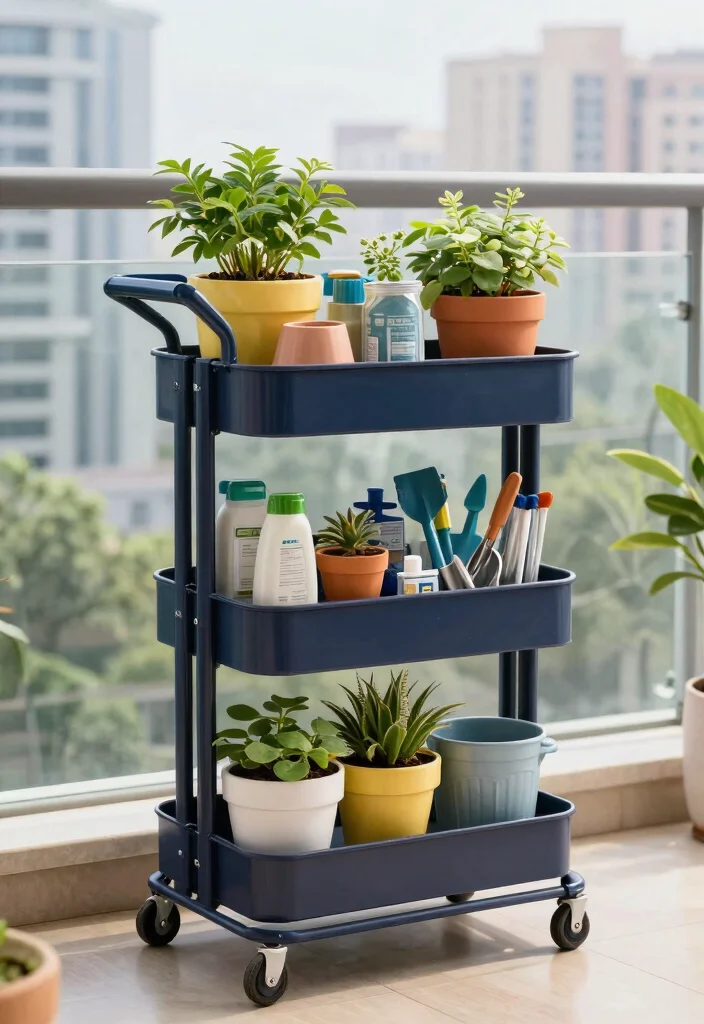 21 Best Ikea Utility Cart Ideas and Decor Styling Hacks 18. Urban Gardening Hub 0