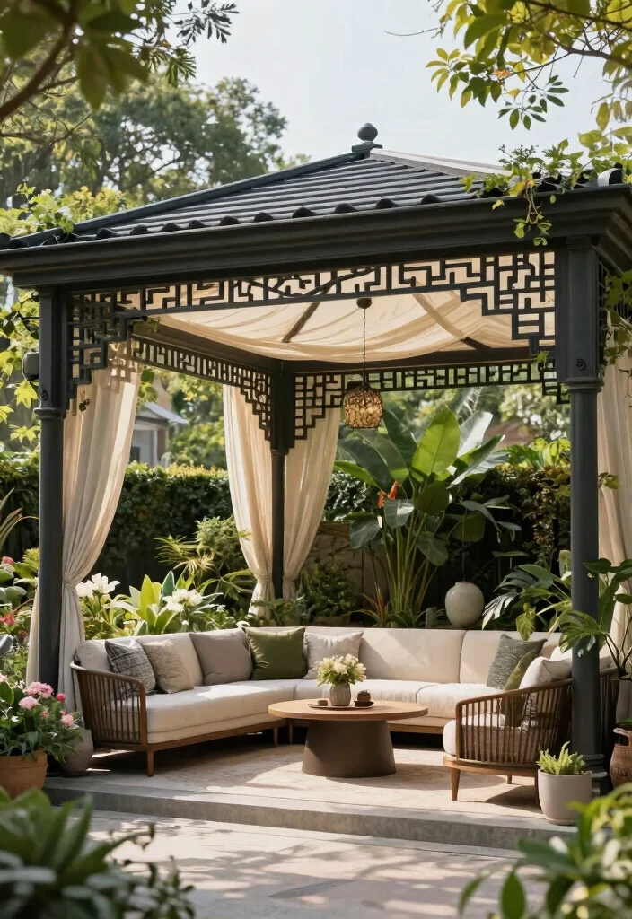 21 Best Patio Canopy Ideas for Ultimate Backyard Shade 14. Custom Built Canopies 0