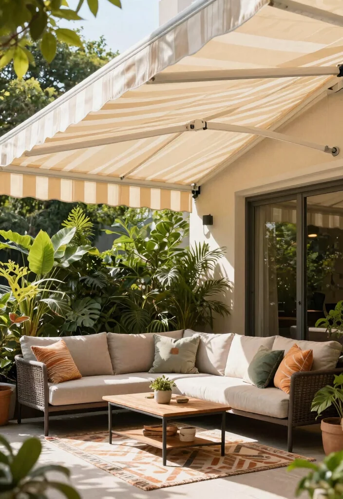 21 Best Patio Canopy Ideas for Ultimate Backyard Shade 3. Retractable Awnings 0