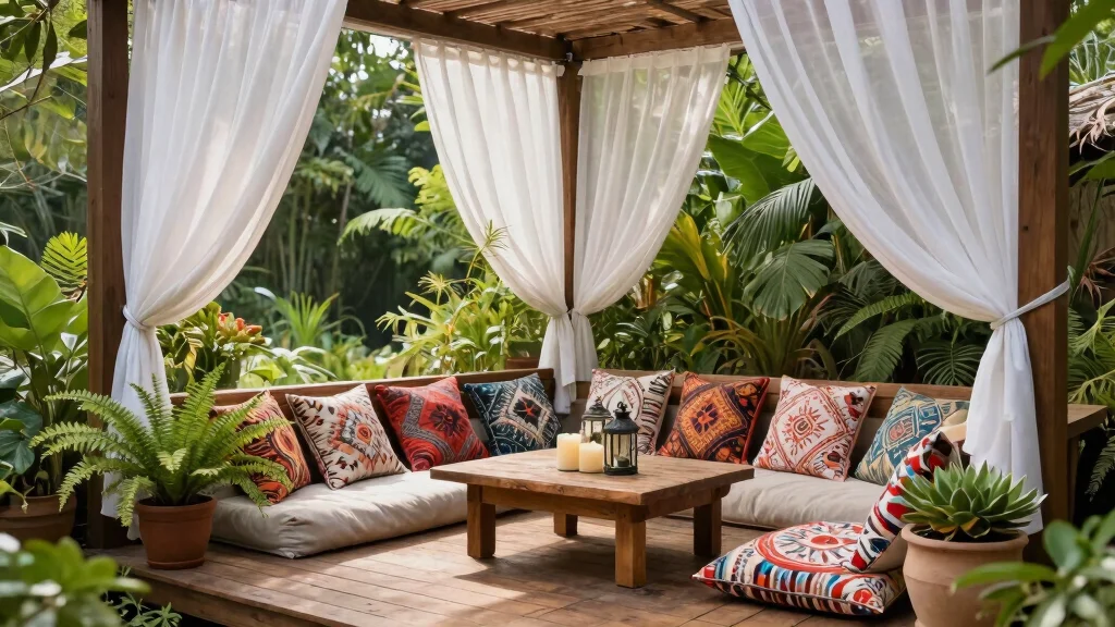 21 Dreamy Outdoor Curtain Ideas for Patio Privacy