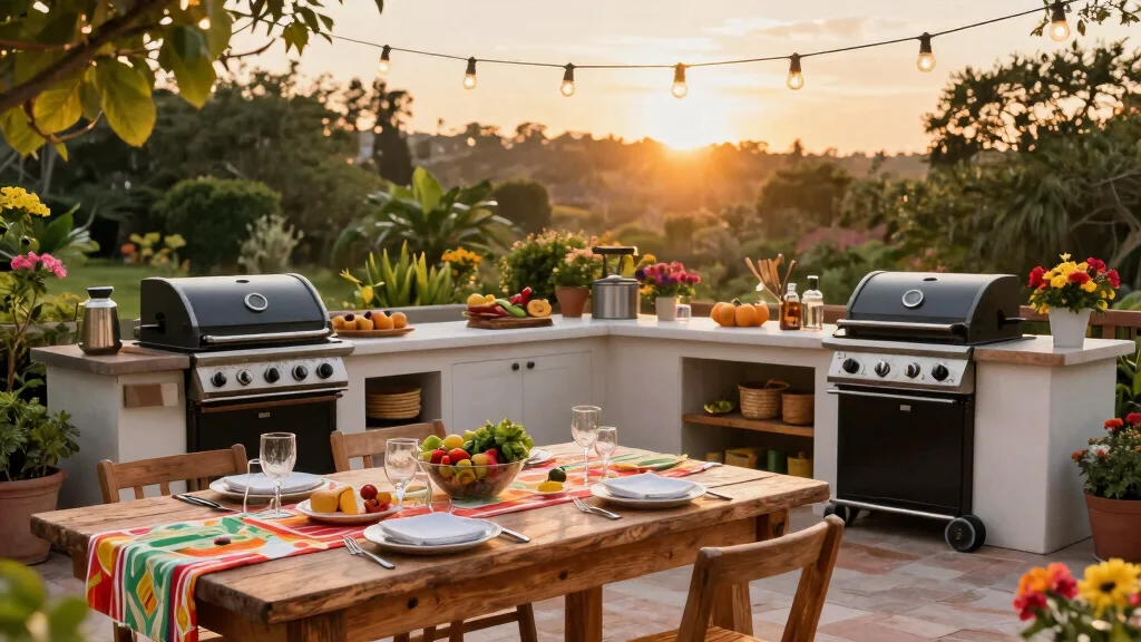 21 Epic BBQ Table Ideas for Your Outdoor Kitchen