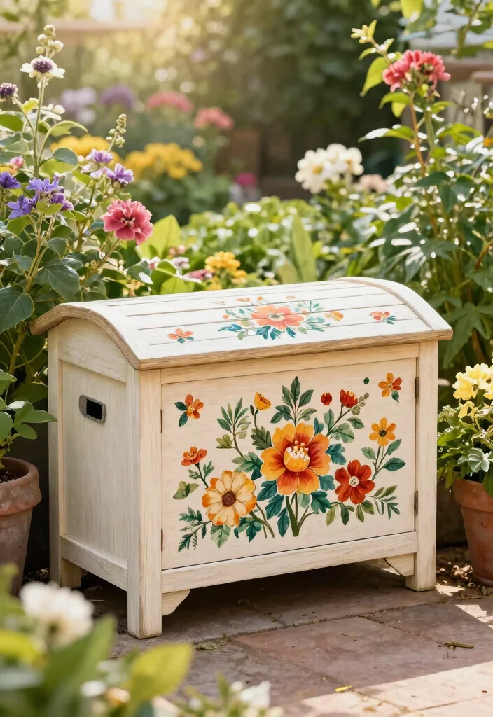 21 Genius Garden Hose Storage Ideas End the Clutter 16. Hose Storage Inside a Decorative Chest 0