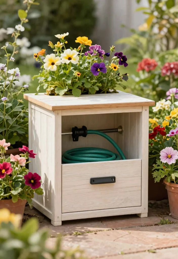 21 Genius Garden Hose Storage Ideas End the Clutter 20. Compact Hose Storage Box 0