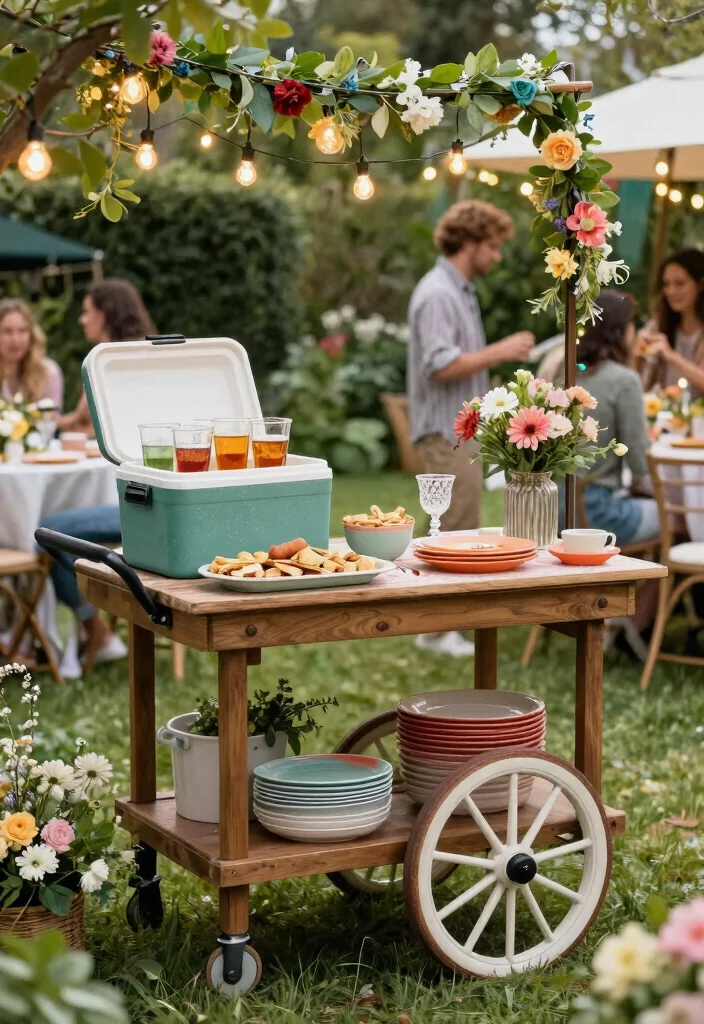 21 Practical Garden Cart Ideas Every Gardener Needs 13 21 Practical Garden Cart Ideas Every Gardener Needs 13. Garden Cart for Garden Parties 0