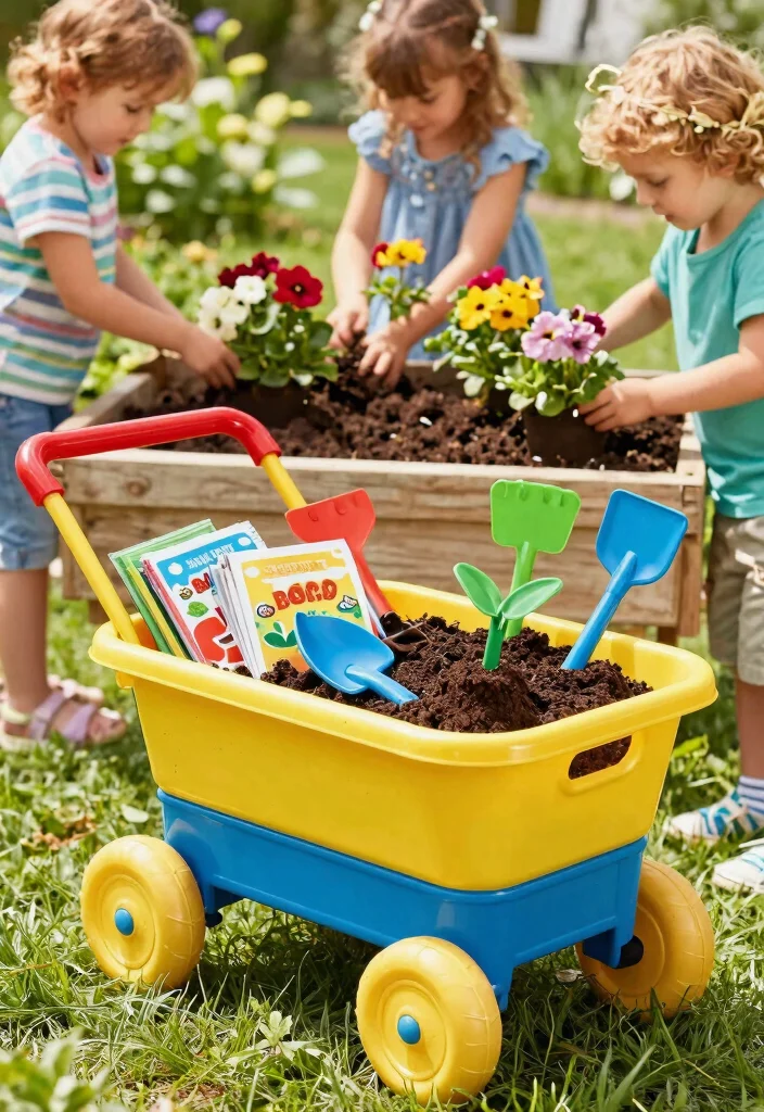 21 Practical Garden Cart Ideas Every Gardener Needs 6 21 Practical Garden Cart Ideas Every Gardener Needs 6. Kid Friendly Garden Cart 0