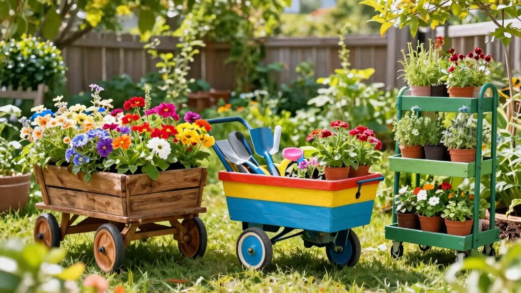 21 Practical Garden Cart Ideas Every Gardener Needs