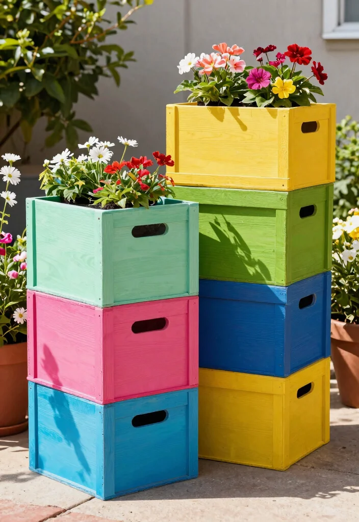 21 Smart Deck Box Ideas for Outdoor Storage Hide Clutter 11. Stackable Deck Boxes 0