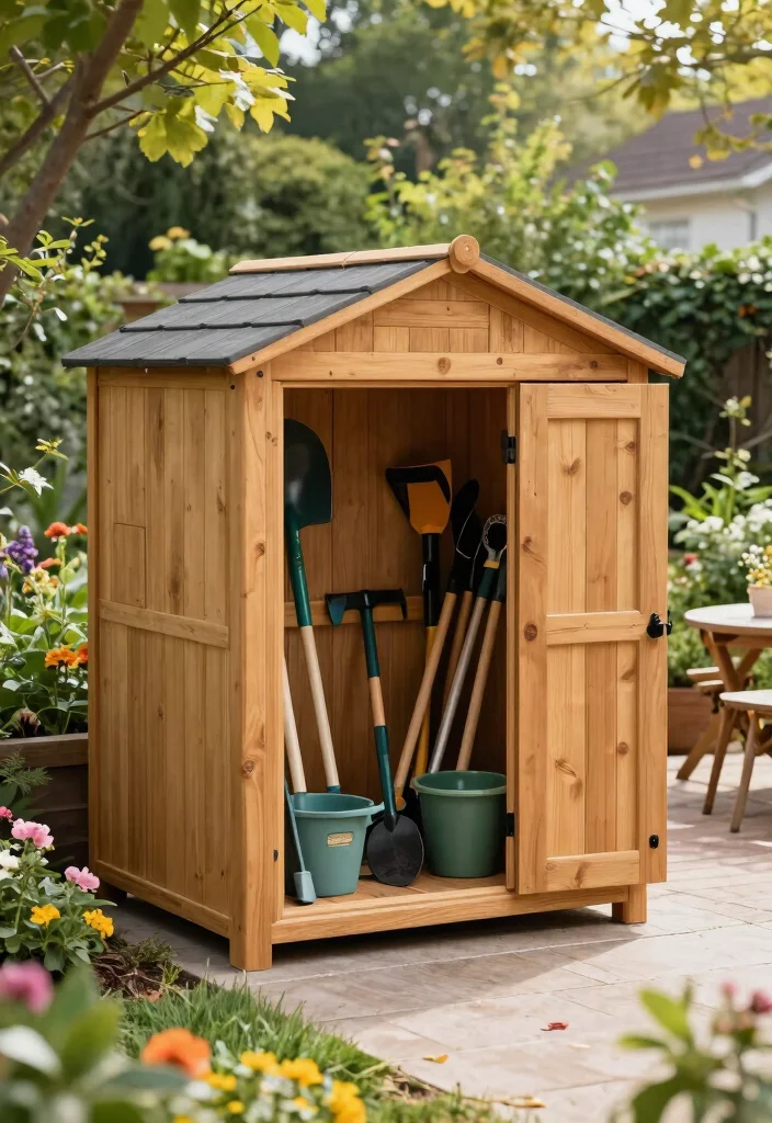 21 Smart Deck Box Ideas for Outdoor Storage Hide Clutter 17. Garden Shed Deck Box 0
