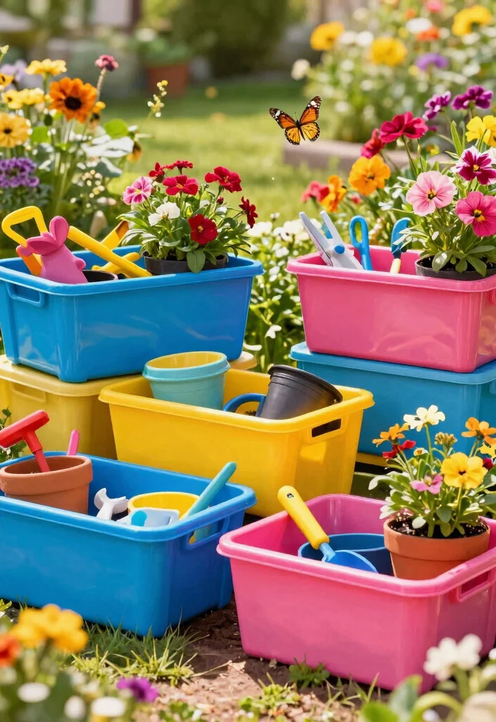 21 Smart Deck Box Ideas for Outdoor Storage Hide Clutter 4. Colorful Plastic Deck Boxes 0