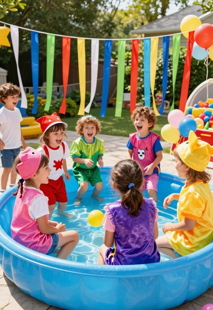 25 Fun Kiddie Pool Concepts for Epic Summer Days 15 25 Fun Kiddie Pool Concepts for Epic Summer Days 15. Poolside Costume Party 0