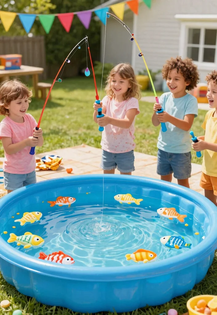 25 Fun Kiddie Pool Concepts for Epic Summer Days 16 25 Fun Kiddie Pool Concepts for Epic Summer Days 16. Fishing Pond Adventure 0