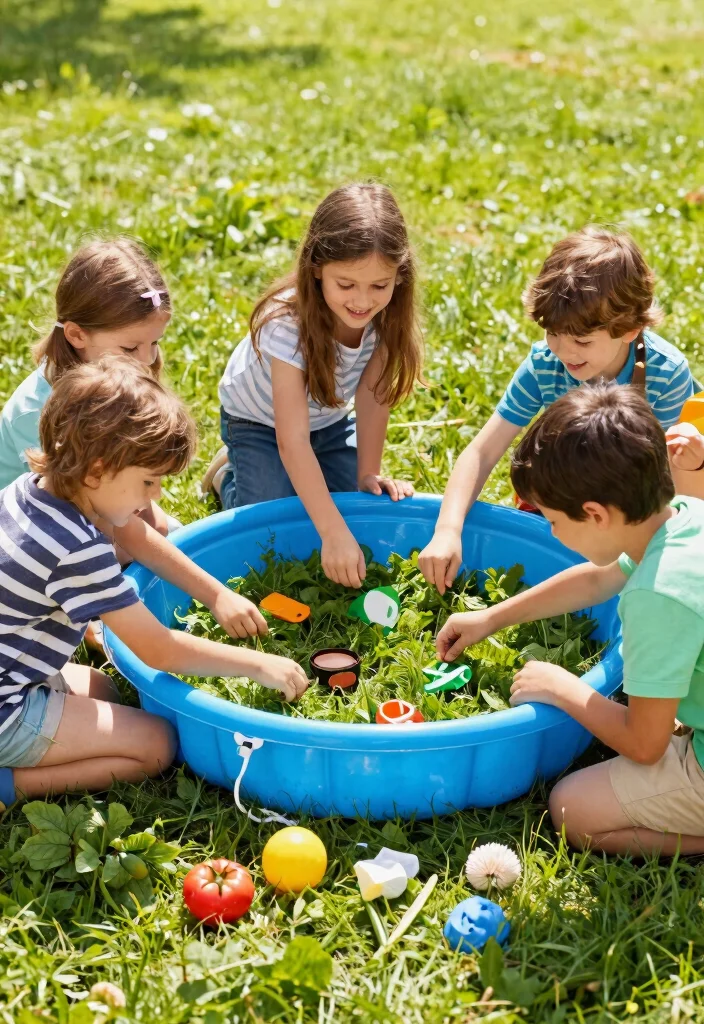 25 Fun Kiddie Pool Concepts for Epic Summer Days 18 25 Fun Kiddie Pool Concepts for Epic Summer Days 18. Nature Scavenger Hunt 0