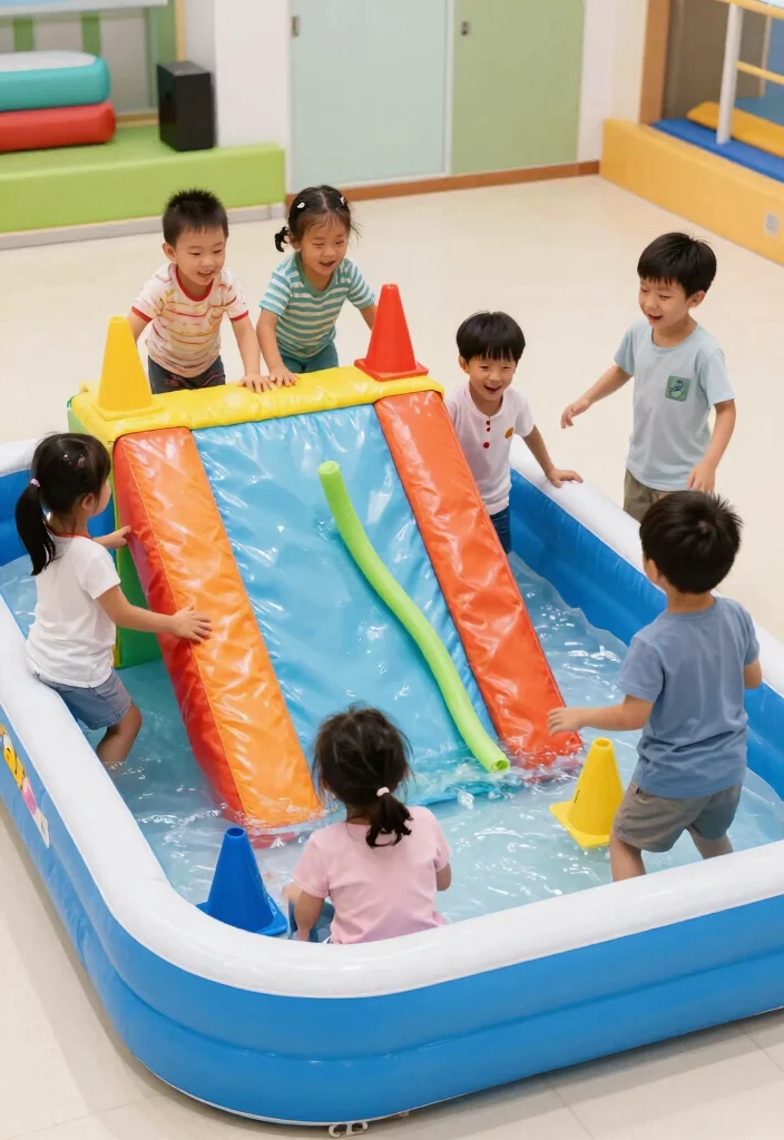 25 Fun Kiddie Pool Concepts for Epic Summer Days 19 25 Fun Kiddie Pool Concepts for Epic Summer Days 19. Poolside Obstacle Course 0