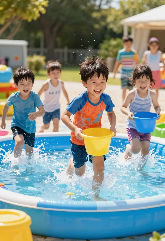 25 Fun Kiddie Pool Concepts for Epic Summer Days 23 25 Fun Kiddie Pool Concepts for Epic Summer Days 23. Mini Water Relay Races 0