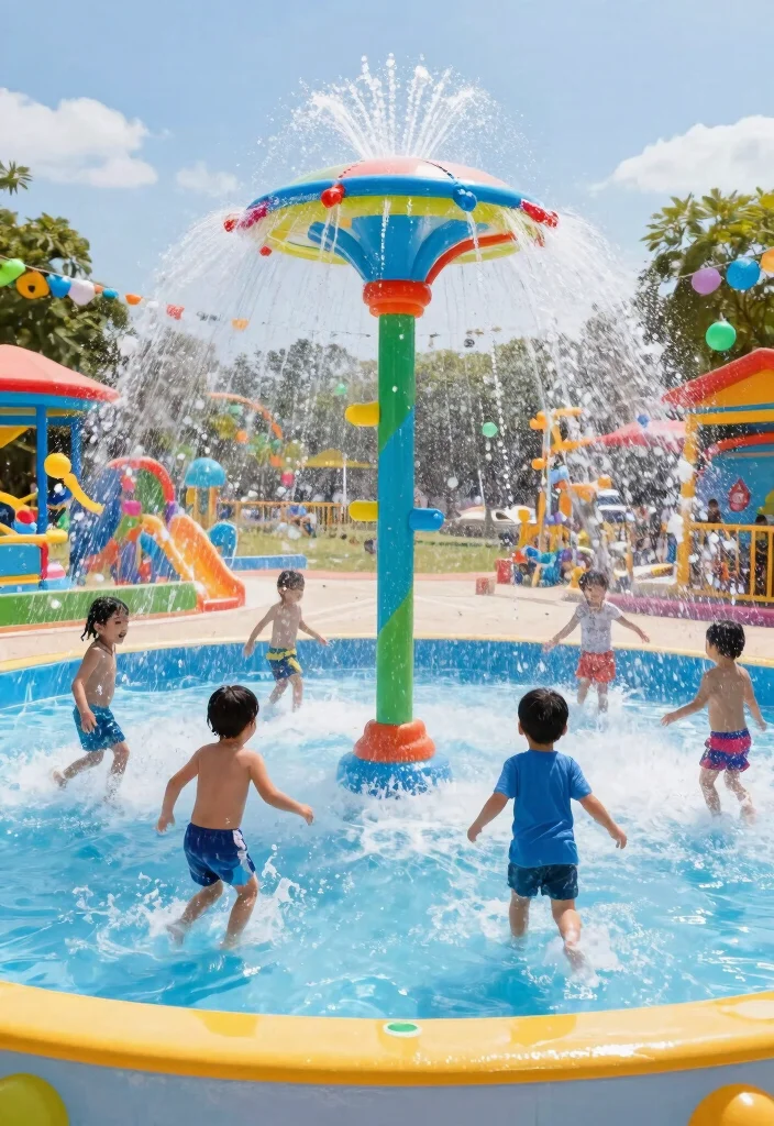 25 Fun Kiddie Pool Concepts for Epic Summer Days 25 25 Fun Kiddie Pool Concepts for Epic Summer Days 25. DIY Splash Pad Extravaganza 0