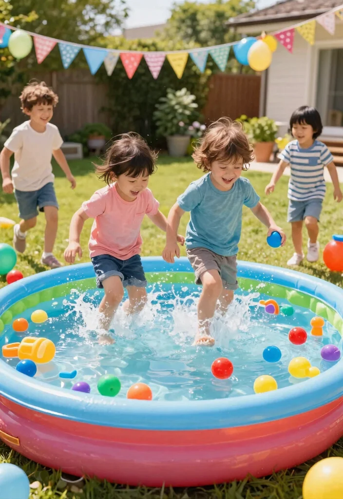 25 Fun Kiddie Pool Concepts for Epic Summer Days 6 25 Fun Kiddie Pool Concepts for Epic Summer Days 6. Splashing Color Race 0