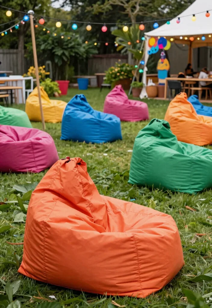 25 Stylish Patio Chair Ideas for Your Outdoor Living Room 11. Eco Friendly Bean Bags 0