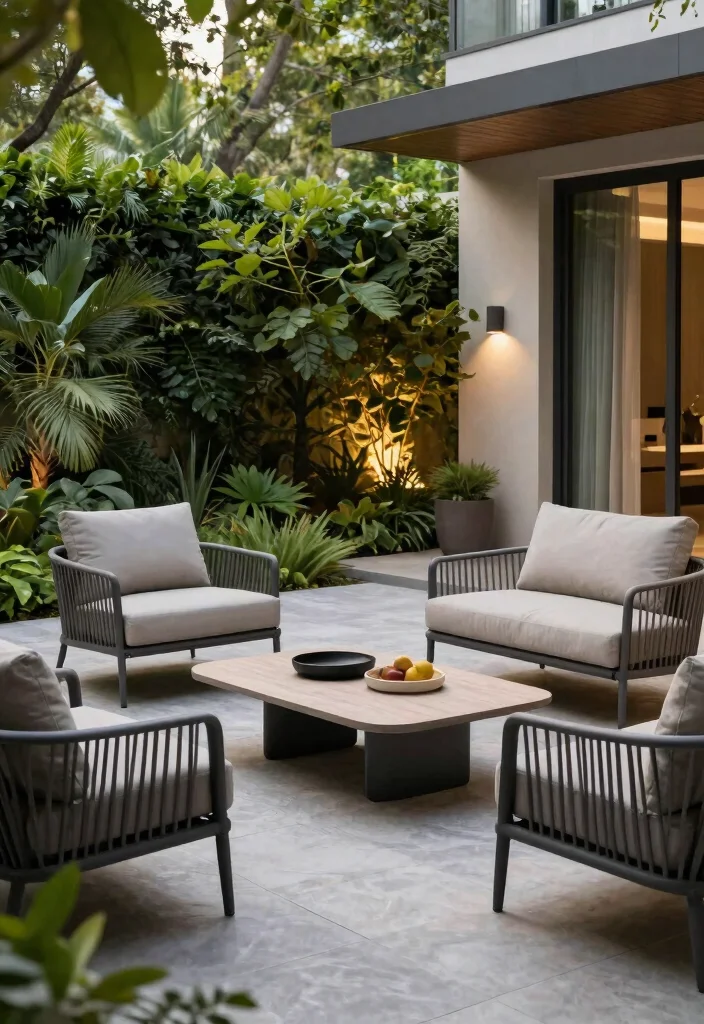 25 Stylish Patio Chair Ideas for Your Outdoor Living Room 20. Modern Lounge Chairs 0