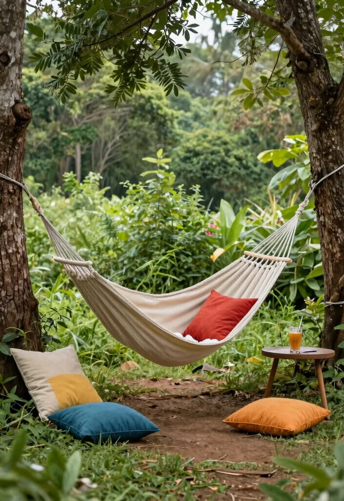 25 Stylish Patio Chair Ideas for Your Outdoor Living Room 23. Cozy Hammock Chairs 0