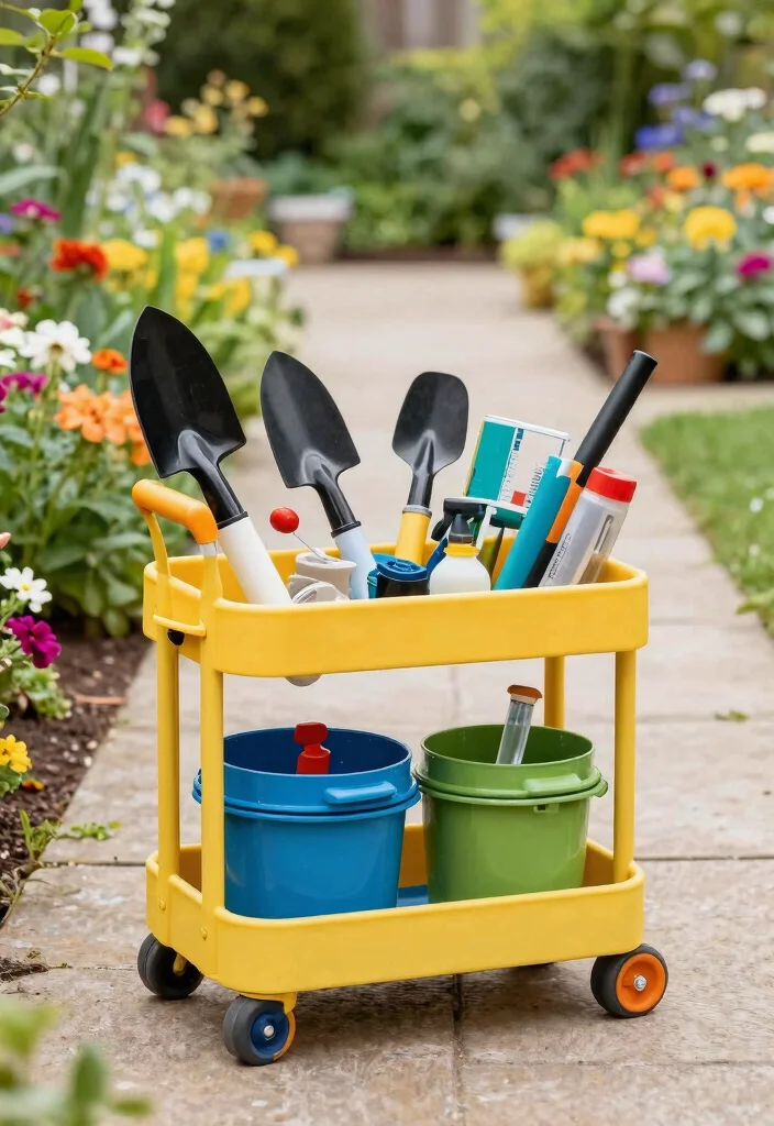25 Ultimate Tool Shed Ideas for a Perfectly Organized Yard 15. Portable Tool Caddy 0