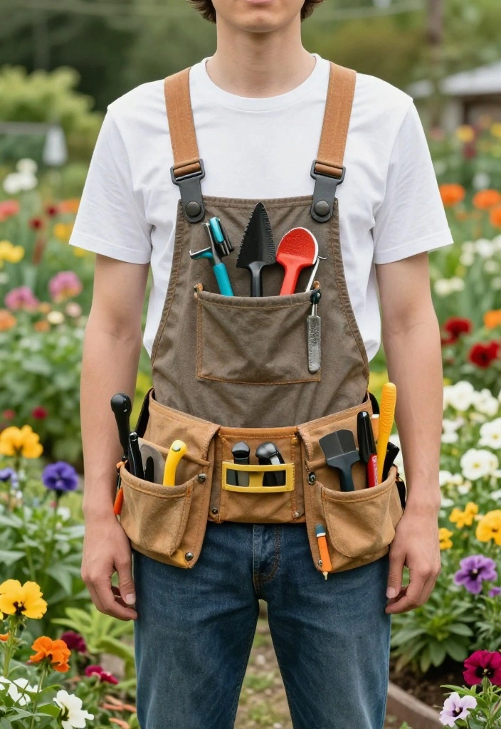 25 Ultimate Tool Shed Ideas for a Perfectly Organized Yard 24. Tool Belt Organizer 0