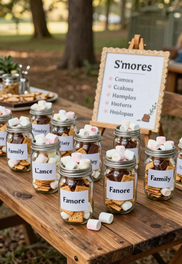 7 Fun Smores Table Top Barbecue Setup Ideas for Family Night 4. DIY Smores Kits 0