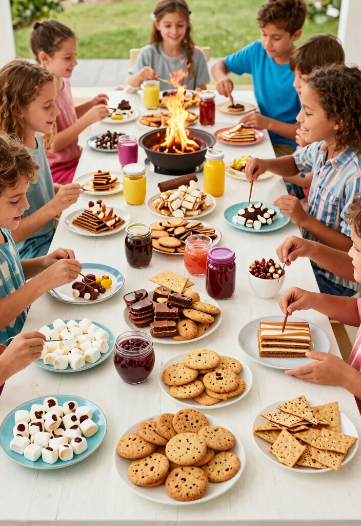 7 Fun Smores Table Top Barbecue Setup Ideas for Family Night 5. Smores with a Twist 0