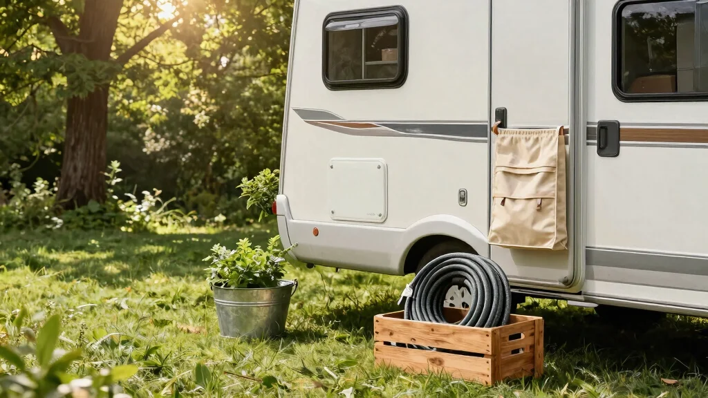 7 Sanitary RV Sewer Hose Storage Ideas [Van Life Hacks]