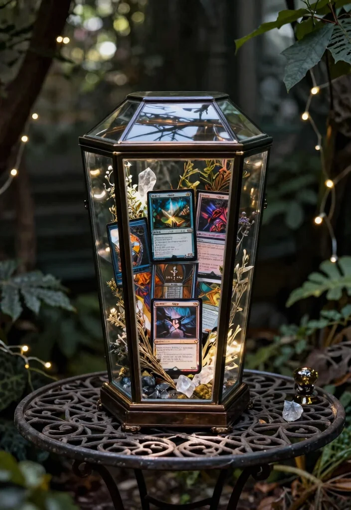 7 Unique MTG Coffin Deck Box Ideas Gothic Style 4. Glass Display Coffin Box 0