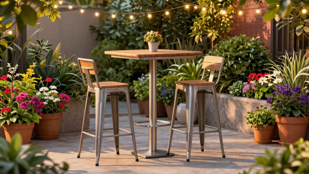 9 Chic High Top Patio Bistro Set Designs for Modern Outdoor Dining