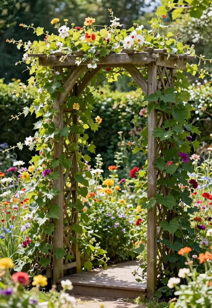 9 Clever Deck Box Cover Ideas to Protect Your Storage 8. Trellis Style Covers 0