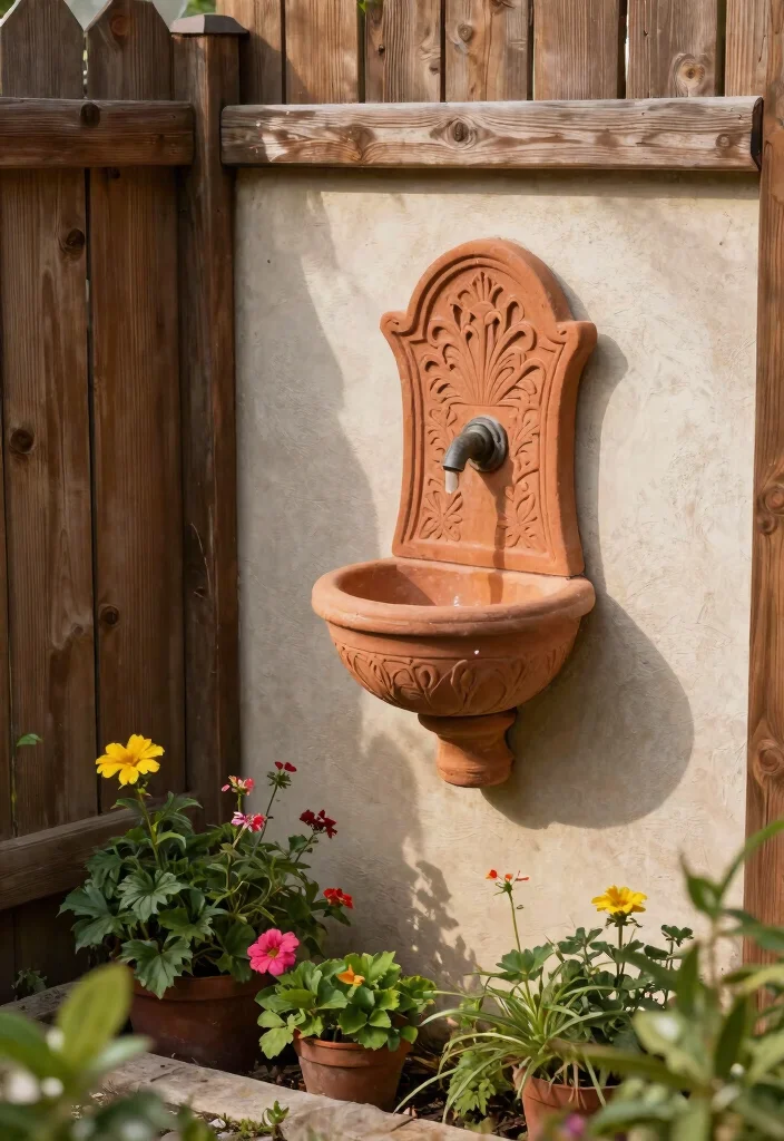 9 DIY Outdoor Fountain Installation Ideas Easy Guide 7. Wall Mounted Fountains 0