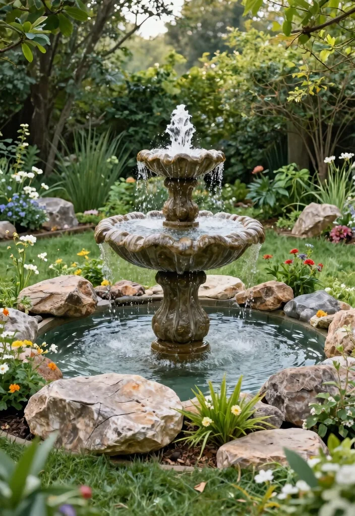 9 DIY Outdoor Fountain Installation Ideas Easy Guide 8. Pondless Fountain 0