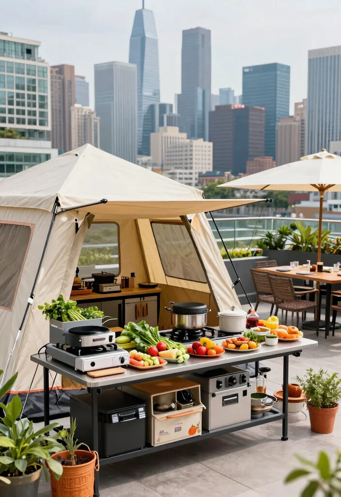 9 Epic Roof Top Tent on Canopy Setups for Overlanding 7. The Culinary Canopy Experience 0