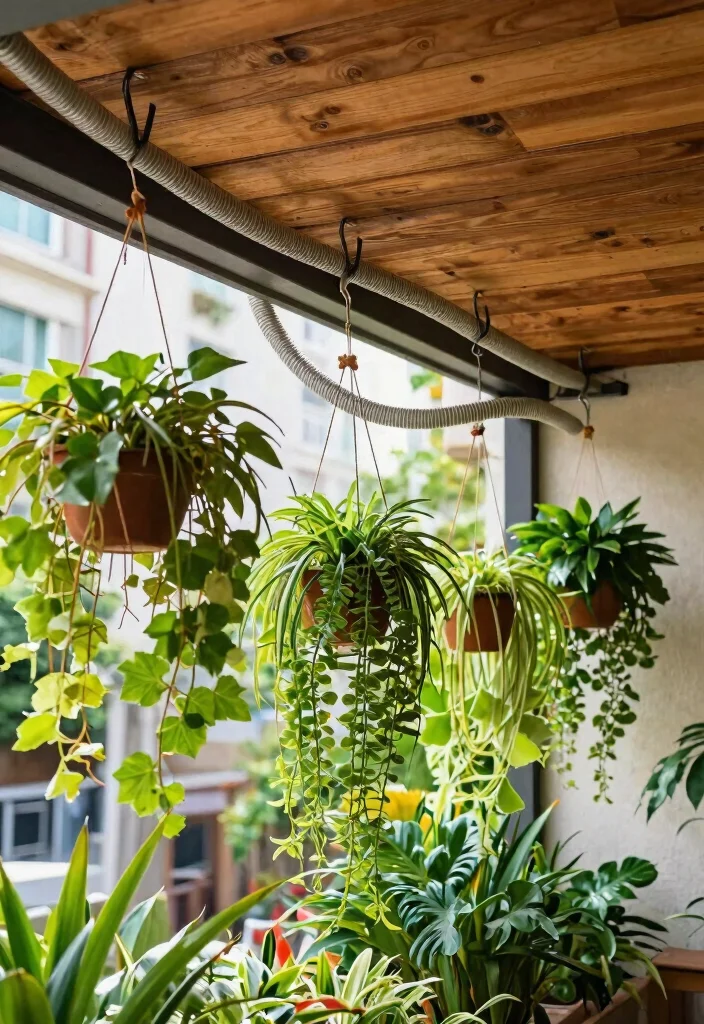 9 Neat Expandable Hose Storage Ideas Save Space 4. Overhead Hanging Solution 0