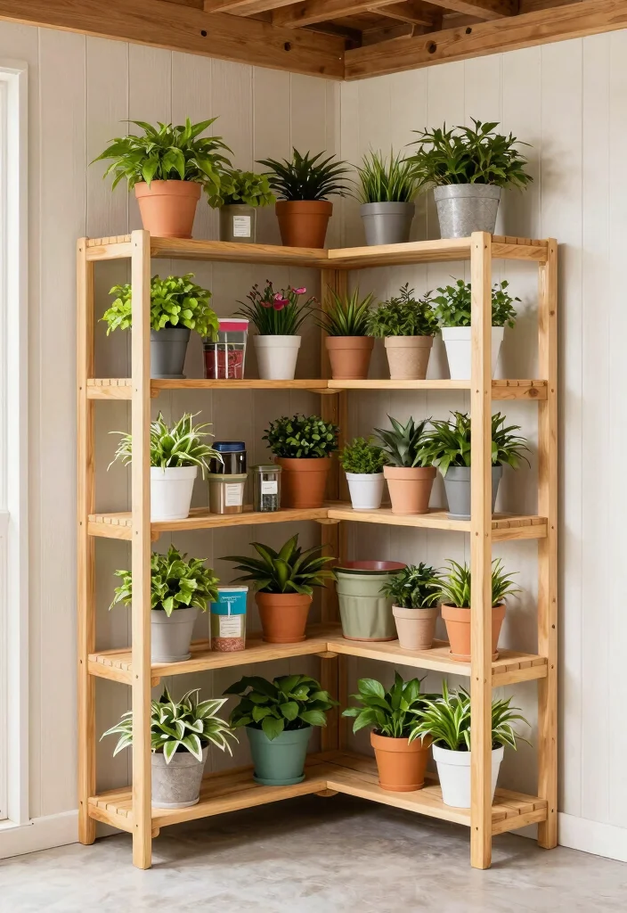 9 Practical Tool Shed Layout Ideas for Small Spaces 7. Corner Storage Solutions 0