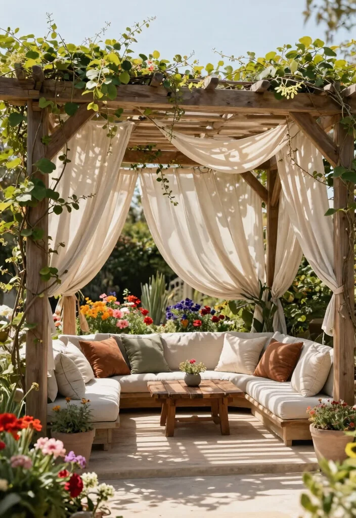 9 Stylish Patio Door Canopy Ideas for Weather Protection 8. Pergola Canopy 0