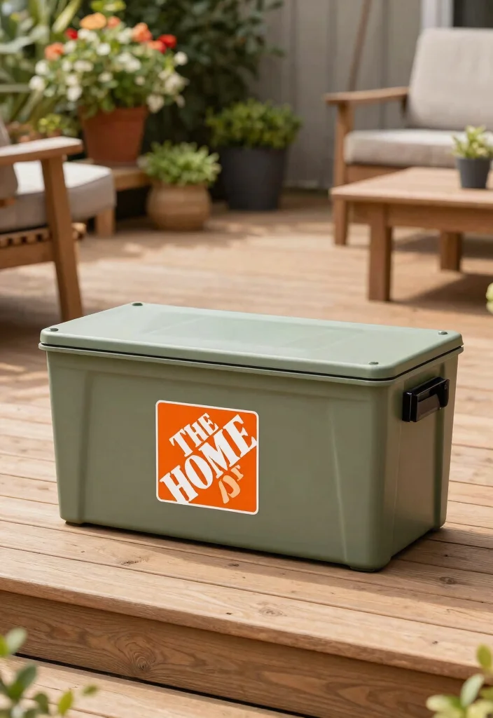 10 Best Deck Storage Box Models Weatherproof Guide 7. The Home Depot 70 Gallon Deck Box 0