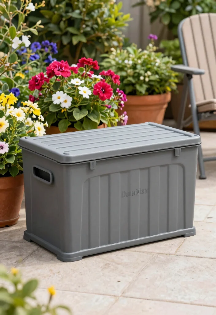 10 Best Deck Storage Box Models Weatherproof Guide 8. DuraMax 50 Gallon Resin Deck Box 0