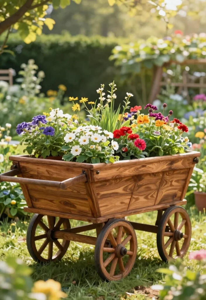 10 Best Garden Carts for Landscaping and Heavy Yard Work 5 10 Best Garden Carts for Landscaping and Heavy Yard Work 5. The Wooden Garden Cart 0