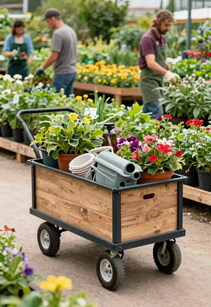 10 Best Garden Carts for Landscaping and Heavy Yard Work 7 10 Best Garden Carts for Landscaping and Heavy Yard Work 7. The Garden Cart with Removable Sides 0