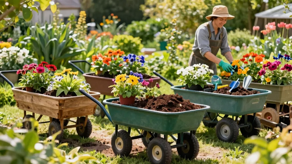 10 Best Garden Carts for Landscaping and Heavy Yard Work